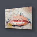 Fragmented Lips Glass Wall Art - DIY - CreoGlass®