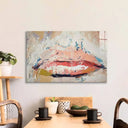 Fragmented Lips Glass Wall Art - DIY - CreoGlass®