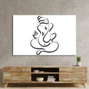 Ganesha The Lord Of Wisdom Glass Wall Art - DIY - CreoGlass®