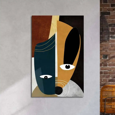 Gemini Dog Glass Wall Art - DIY - CreoGlass®