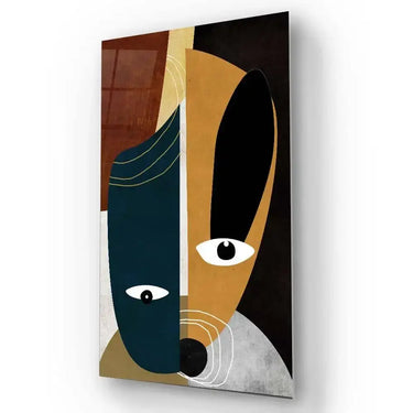Gemini Dog Glass Wall Art - DIY - CreoGlass®