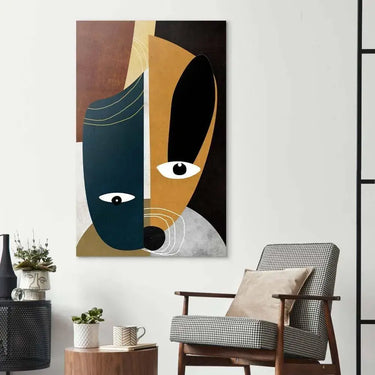 Gemini Dog Glass Wall Art - DIY - CreoGlass®