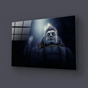 Giant Statue God Shiva Koneshwaram Trincomalee Glass Wall Art - DIY - CreoGlass®