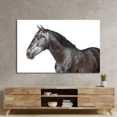 Grey Horse Glass Wall Art - DIY - CreoGlass®