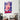 Pop art 'Hello!' wall art with bold colors, displayed in modern living room with armchair and decor