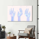 Holographic Hands Glass Wall Art - DIY - CreoGlass®