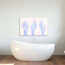 Holographic Hands Glass Wall Art - DIY - CreoGlass®