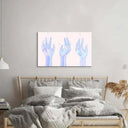 Holographic Hands Glass Wall Art - DIY - CreoGlass®