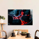 Hot Coals Glass Wall Art - DIY - CreoGlass®