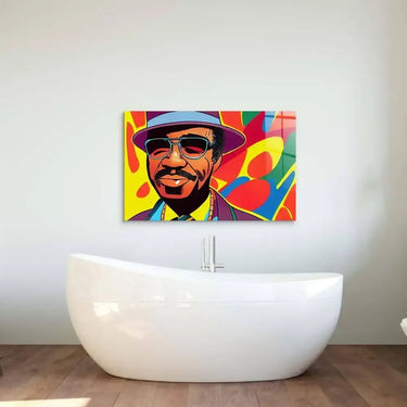 Jazz Man Glass Wall Art - DIY - CreoGlass®