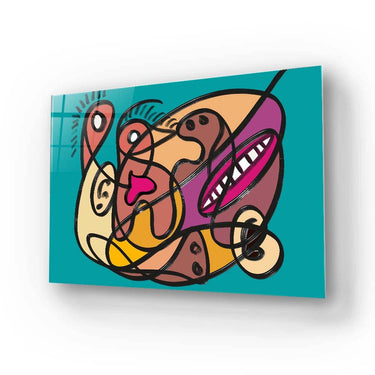 Love Under Lockdown Glass Wall Art - DIY - CreoGlass®