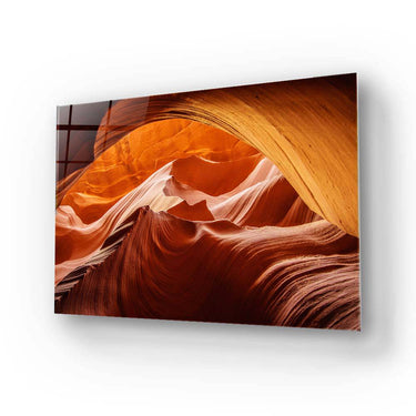 Lower Antelope Canyon National Park Glass Wall Art - DIY - CreoGlass®