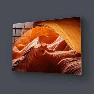 Lower Antelope Canyon National Park Glass Wall Art - DIY - CreoGlass®