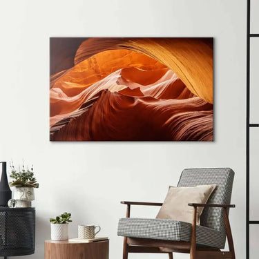 Lower Antelope Canyon National Park Glass Wall Art - DIY - CreoGlass®