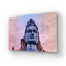 Mighty Shiva Statue India During Sunrise Glass Wall Art - DIY - CreoGlass®