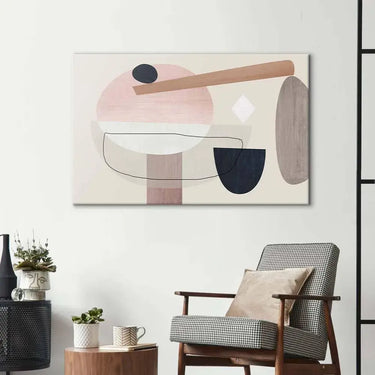 Minimalist Abstract Pebbles Glass Wall Art - DIY - CreoGlass®