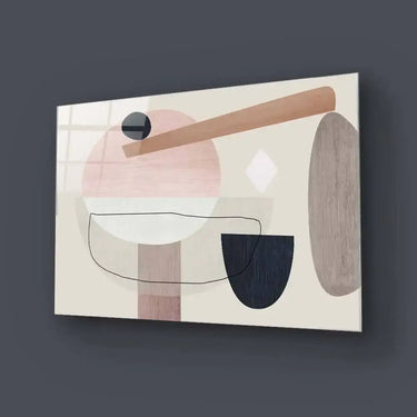 Minimalist Abstract Pebbles Glass Wall Art - DIY - CreoGlass®