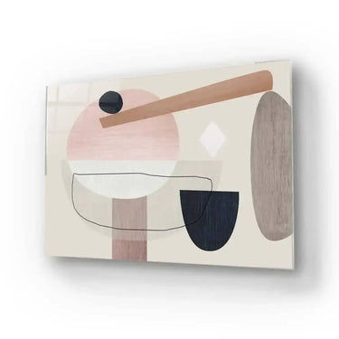 Minimalist Abstract Pebbles Glass Wall Art - DIY - CreoGlass®