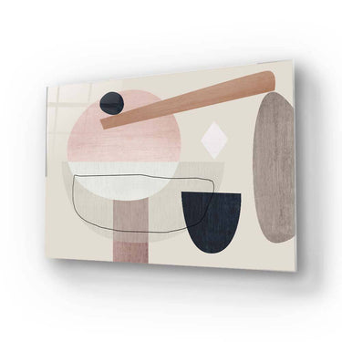 Minimalist Abstract Pebbles Glass Wall Art - DIY - CreoGlass®