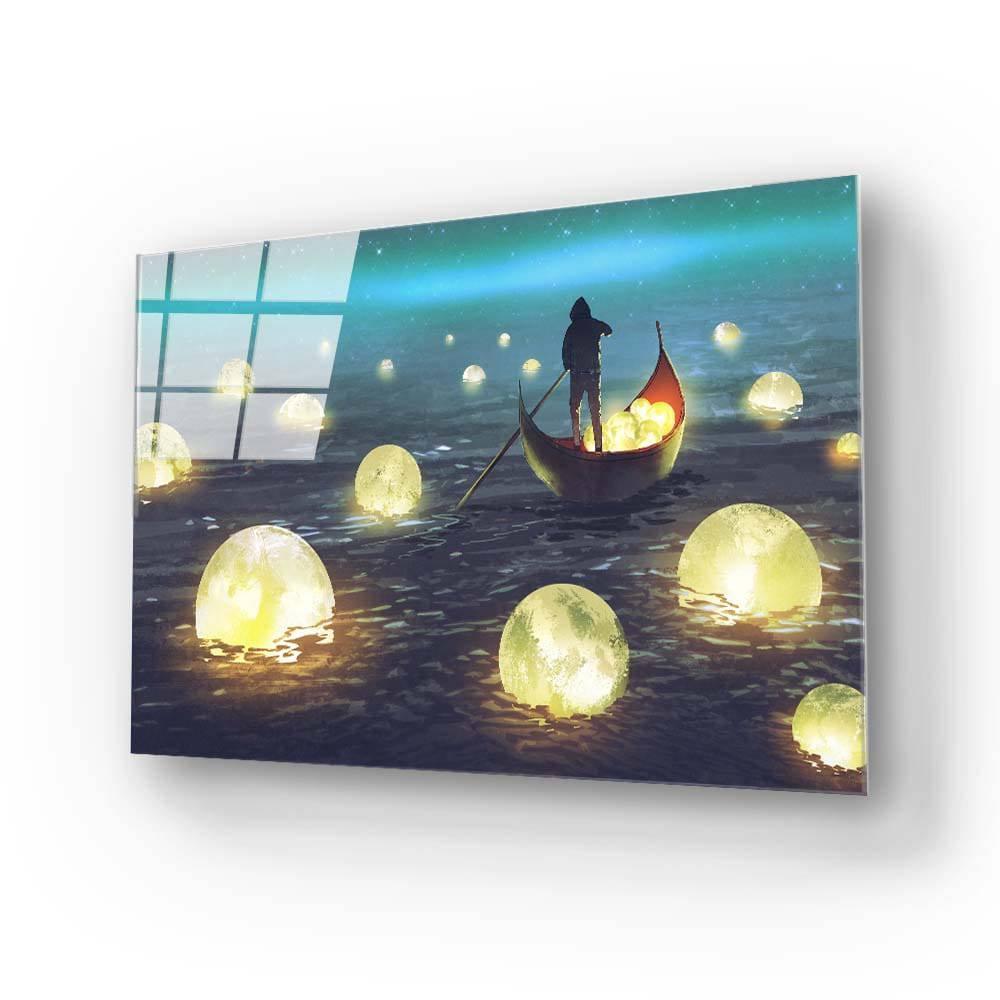 Moon Sailor Glass Wall Art - DIY - CreoGlass®