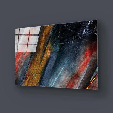 Natural Multi-Coloured Marble Glass Wall Art - DIY - CreoGlass®