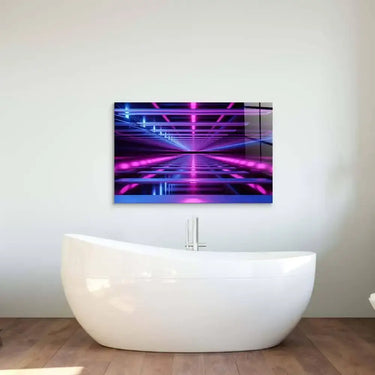 Neon Passage Glass Wall Art - DIY - CreoGlass®