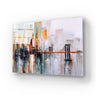 New York Bridge Impressionism Glass Wall Art - DIY - CreoGlass®