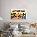 Not This Time! Glass Wall Art - DIY - CreoGlass®