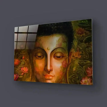 Painting Budha Glass Wall Art - DIY - CreoGlass®