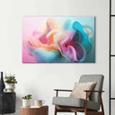 Pastel 3D Cloud 2 Glass Wall Art - DIY - CreoGlass®