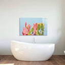 Pastel Cactus Glass Wall Art - DIY - CreoGlass®