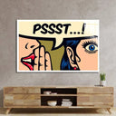 Pssst! Glass Wall Art - DIY - CreoGlass®