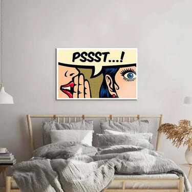 Pssst! Glass Wall Art - DIY - CreoGlass®