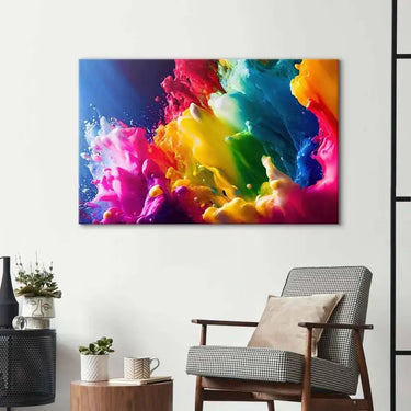 Rainbow Splash Glass Wall Art - DIY - CreoGlass®