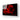 Red Rose with Black Background Glass Wall Art - DIY - CreoGlass®