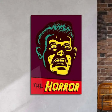 Retro Horror Glass Wall Art - DIY - CreoGlass®