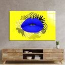 Retro Lips Glass Wall Art - DIY - CreoGlass®