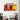 Pop art wall art with 'BLA BLA BLA' speech bubble, red phone, and bold colors in modern living room