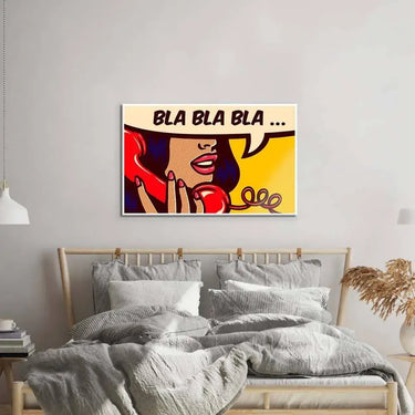 Retro Phone Call Glass Wall Art - DIY - CreoGlass®