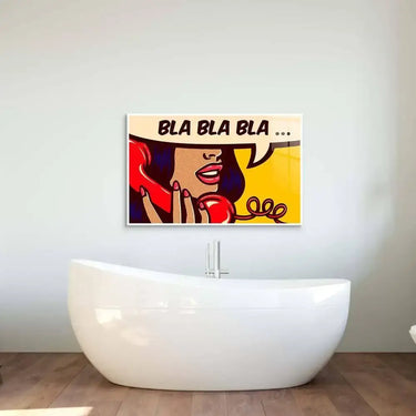 Retro Phone Call Glass Wall Art - DIY - CreoGlass®