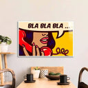 Retro Phone Call Glass Wall Art - DIY - CreoGlass®