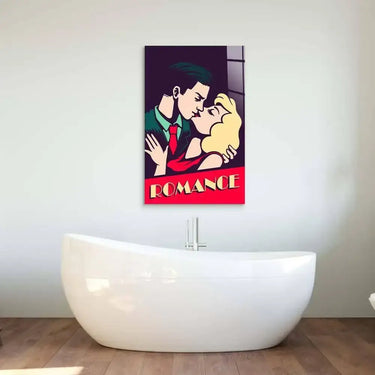 Retro Romance Glass Wall Art - DIY - CreoGlass®