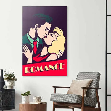 Retro Romance Glass Wall Art - DIY - CreoGlass®