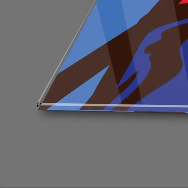 Retro Superhero Glass Wall Art - DIY - CreoGlass®