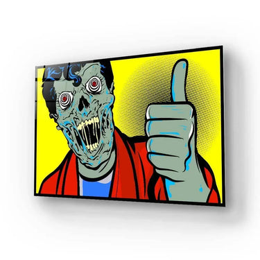 Retro Zombie Glass Wall Art - DIY - CreoGlass®