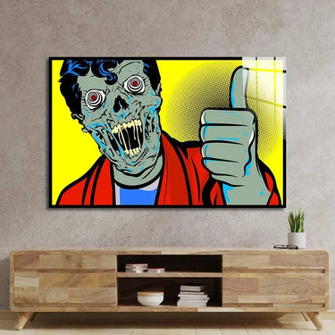 Retro Zombie Glass Wall Art - DIY - CreoGlass®