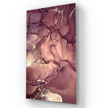 Rose Gold Alcohol Ink Abstract - DIY - CreoGlass®