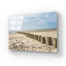 Scenic Beach Groins Glass Wall Art - DIY - CreoGlass®