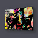 Shiva Ji Lord Shiva Black Sketch Glass Wall Art - DIY - CreoGlass®