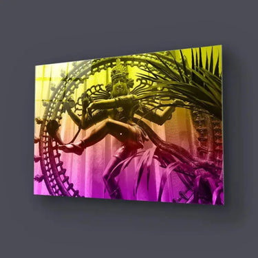 Shiva Nataraj Glass Wall Art - DIY - CreoGlass®